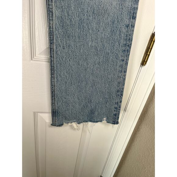 Agolde Women’s Jeans Size 26, High Rise, Bootcut‎ Light Wash Lightly Distressed - Picture 7 of 12